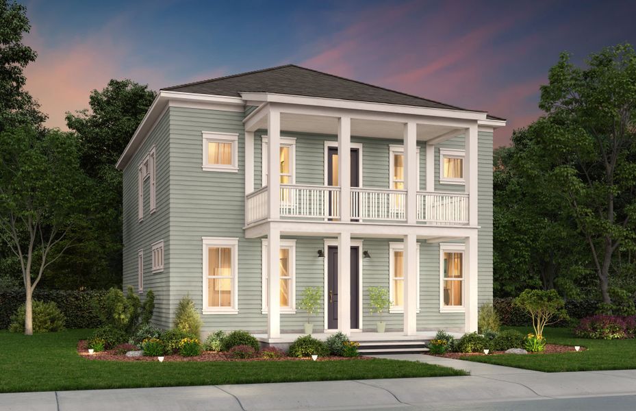 Representative exterior photo of a completed home built from the Primrose by Pulte Homes in Long Savanna, Charleston, SC (Image 15).