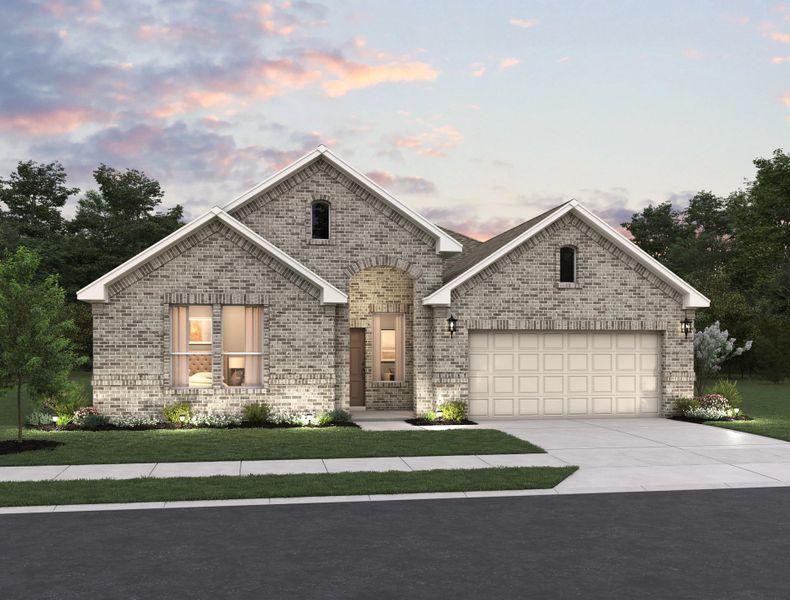 Representative exterior photo of a completed home built from the Kerrville by Ashton Woods in Saddlebrook Ranch, Schertz, TX (Image 24). Representative exterior photo of a completed home built from the Kerrville by Ashton Woods in Saddlebrook Ranch, Schertz, TX (Image 24).