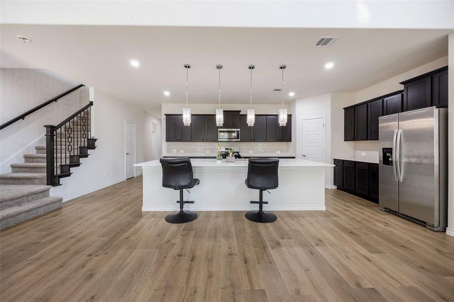 Furnished interior view inside a new home in Silverado, Aubrey (Image 14).