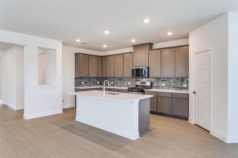 Furnished interior view inside a new home in The Preserve Estates, Justin (Image 5).