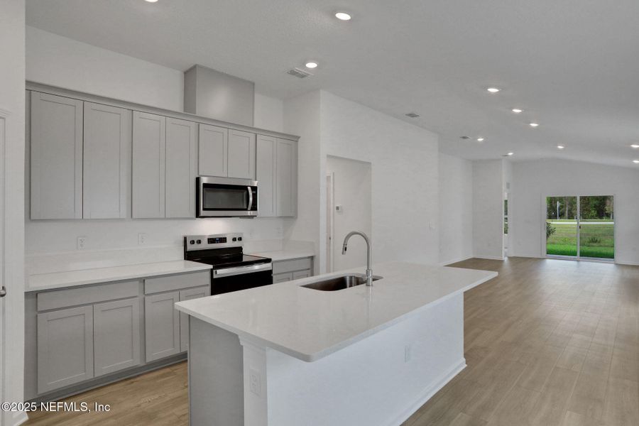 Furnished interior view inside a new home in Amberly, Green Cove Springs (Image 10).