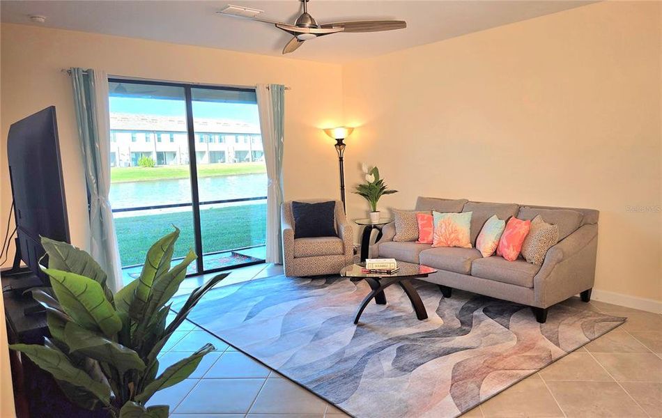 Furnished interior view inside a new home in , Bradenton (Image 21).