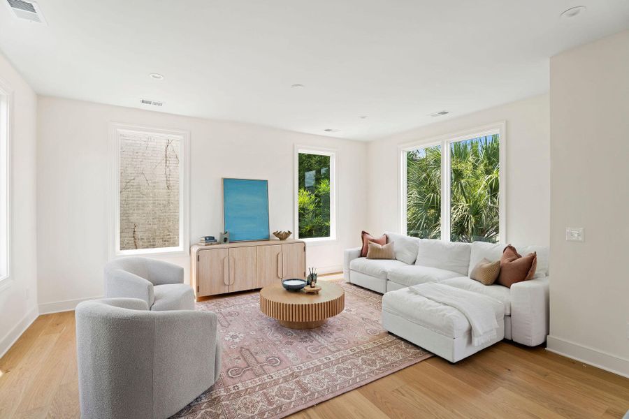 Furnished interior view inside a new home in , Charleston (Image 9).