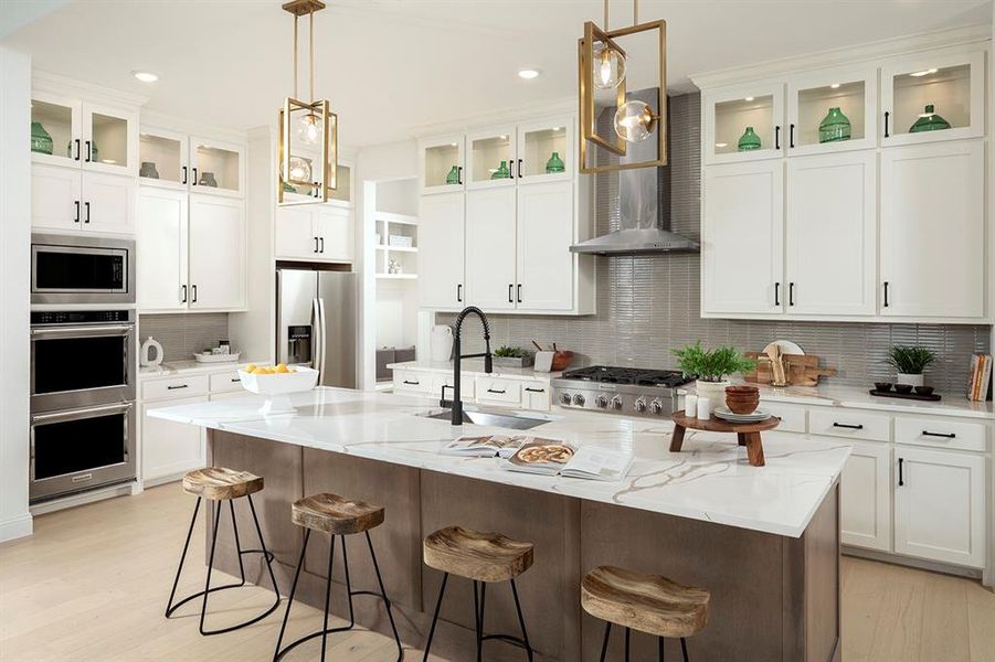 Furnished interior view inside a new home in Windsong Ranch, Prosper (Image 13).