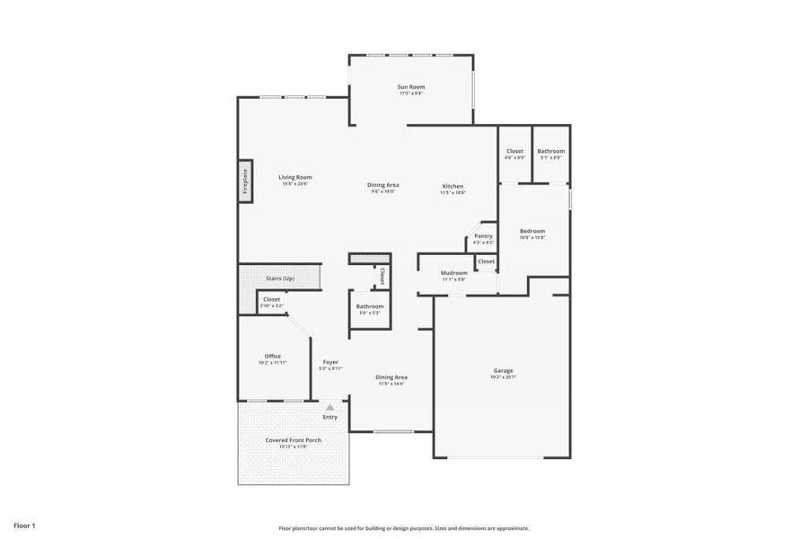 2D floor plan layout of this home in Reunion, Flowery Branch, GA (Image 7).