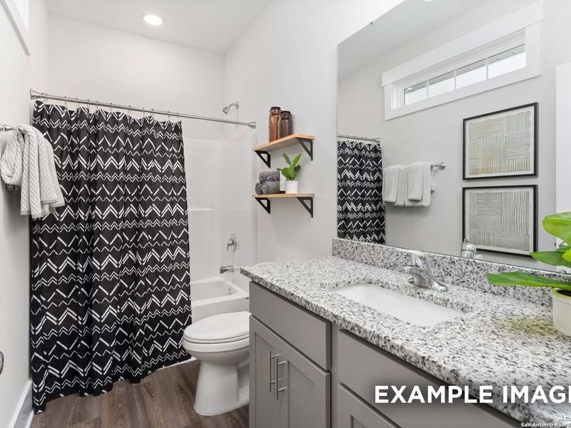 Furnished interior view inside a new home in Hannah Heights, Seguin (Image 8). Furnished interior view inside a new home in Hannah Heights, Seguin (Image 8).