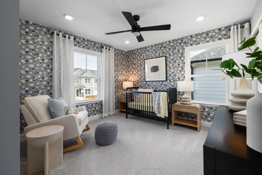 Representative furnished interior of a home built from the Rockingham by Pulte Homes in Saunders Farm, Fuquay Varina (Image 11).
