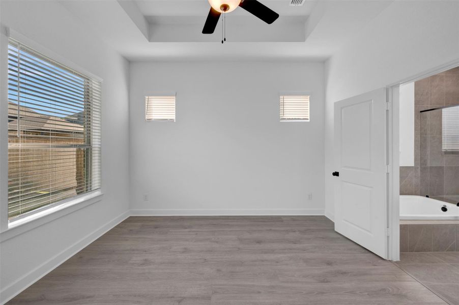 Spacious, unfurnished interior of a new home in Prairieland Village - Grove Collection, Cypress (Image 23).