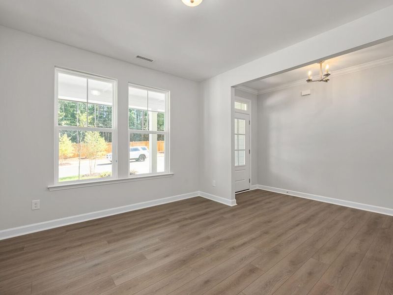 Spacious, unfurnished interior of a new home in Sage on North Main, Wake Forest (Image 14).