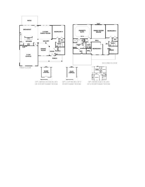 2D floor plan layout for the (GA) Hayden B 2 Side Entry by Reliant Homes in Ella Springs, Covington, GA (Image 2). 2D floor plan layout for the (GA) Hayden B 2 Side Entry by Reliant Homes in Ella Springs, Covington, GA (Image 2).