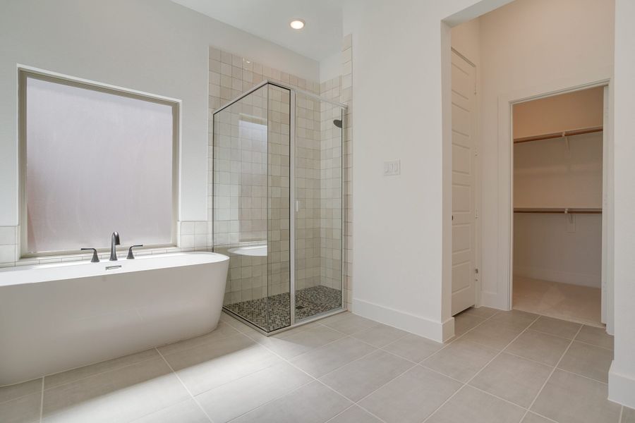 Representative furnished interior of a home built from the Longview by Graham Hart Home Builder in Bear Ridge, Burleson (Image 12).