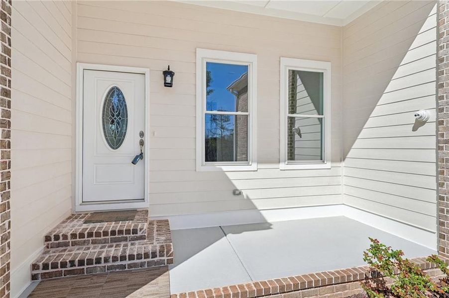 Exterior details and patio area of a home in , Canton (Image 39).