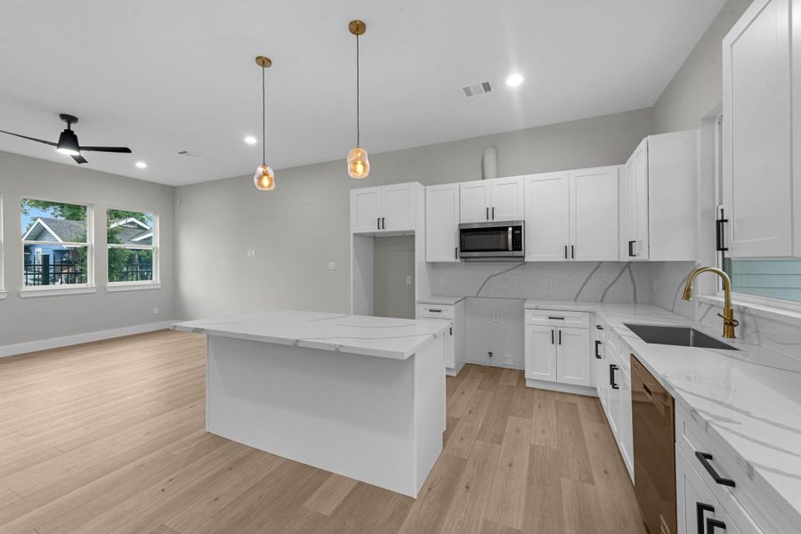 Furnished interior view inside a new home in , Houston (Image 6).