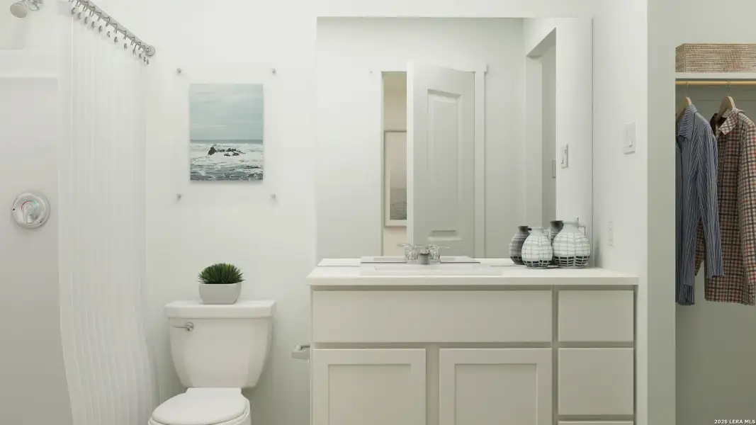 Furnished interior view inside a new home in Stone Garden, Elmendorf (Image 15).