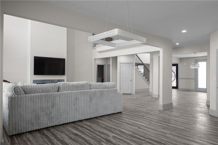 Furnished interior view inside a new home in , Lithonia (Image 18).