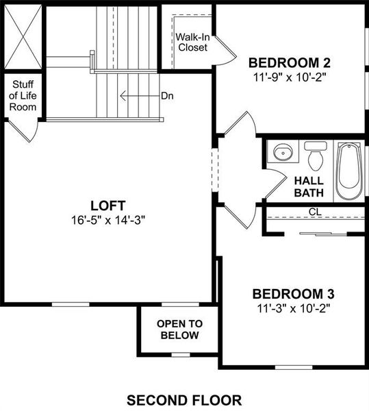 2D floor plan layout of this home in Kreymer at the Park, Wylie, TX (Image 3). 2D floor plan layout of this home in Kreymer at the Park, Wylie, TX (Image 3).