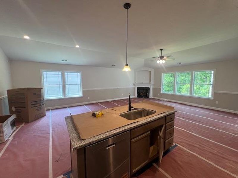 Furnished interior view inside a new home in Cleveland Meadows, Spartanburg (Image 4).