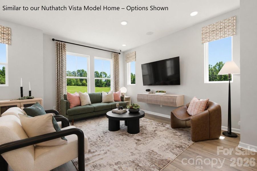 Living Room Perfect for Gatherings or a Cozy Night in Living Room Perfect for Gatherings or a Cozy Night in