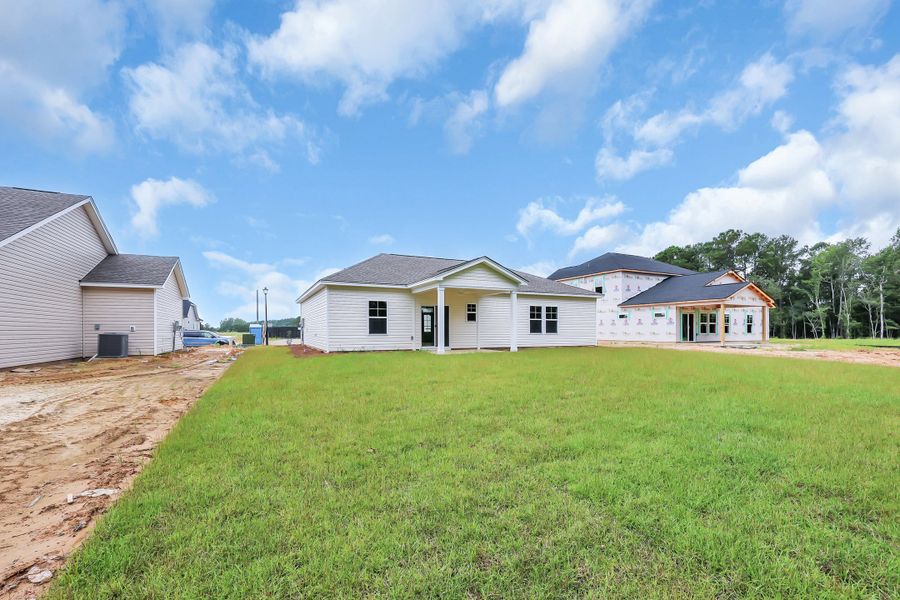 Representative exterior photo of a completed home built from the Charlotte II by Great Southern Homes in Briarfield, Conway, SC (Image 21).