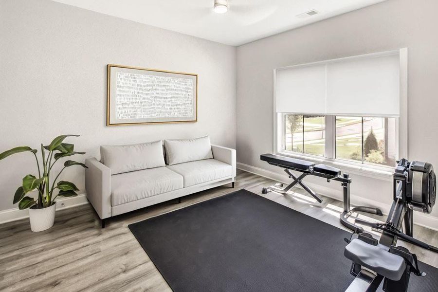 Furnished interior view inside a new home in , Atlanta (Image 5).