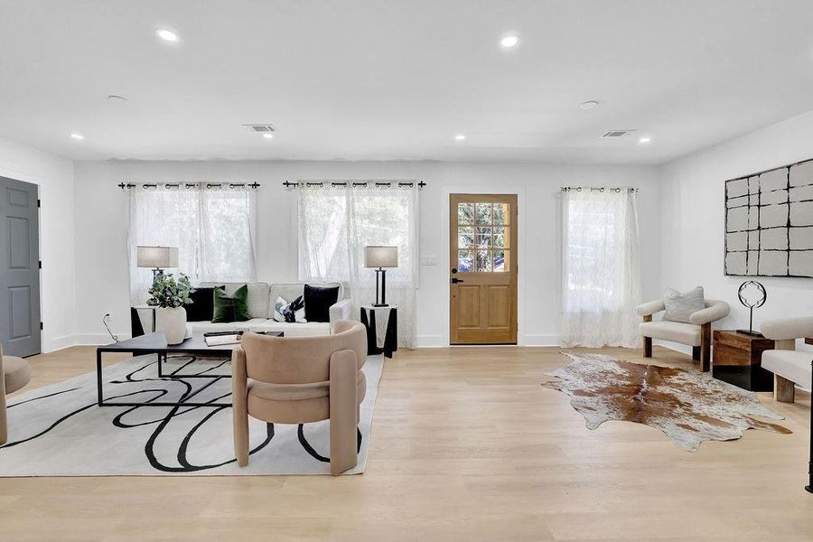 Furnished interior view inside a new home in , Decatur (Image 8).