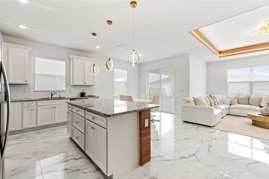 Furnished interior view inside a new home in EverBe, Orlando (Image 17).