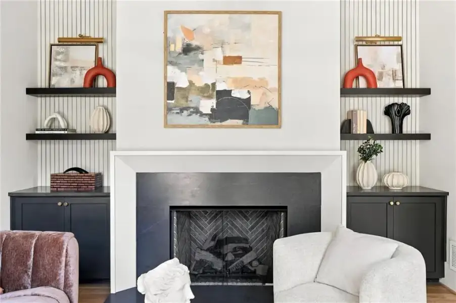 Furnished interior view inside a new home in , Atlanta (Image 41).