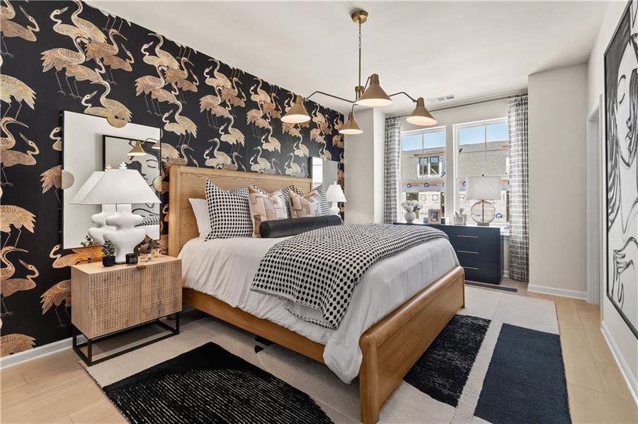 Furnished interior view inside a new home in Silverock, McDonough (Image 9).