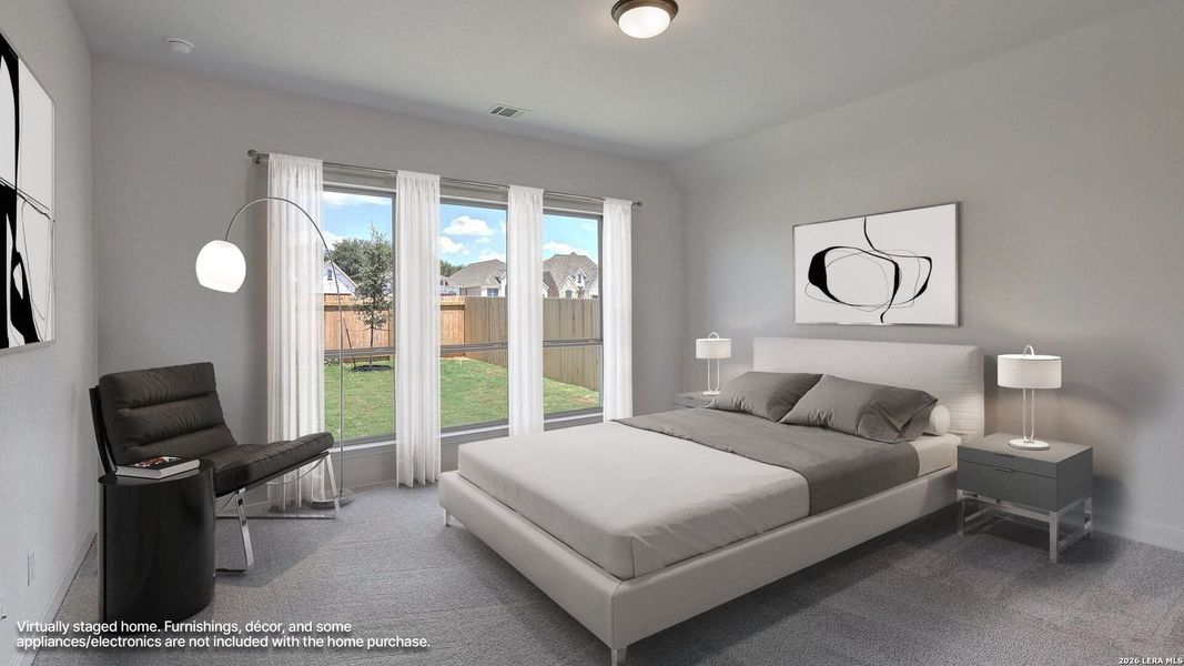 Furnished interior view inside a new home in Kallison Ranch, San Antonio (Image 17).