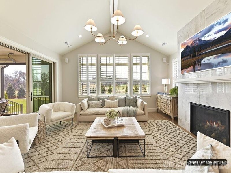 Furnished interior view inside a new home in , Charlotte (Image 12). Furnished interior view inside a new home in , Charlotte (Image 12).