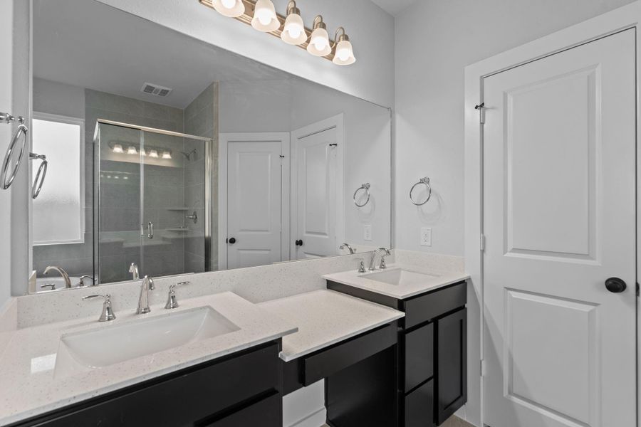 Furnished interior view inside a new home in Sienna 45', 50', Missouri City (Image 4).