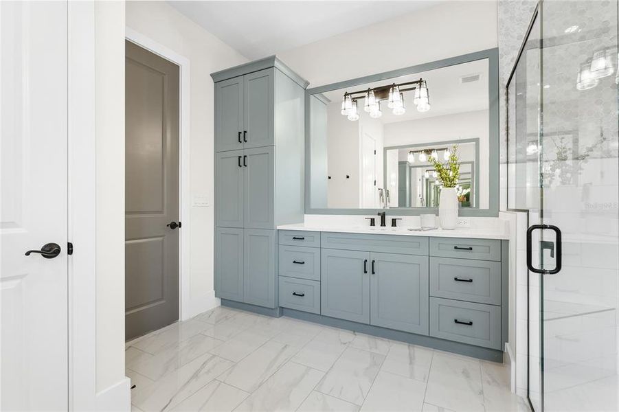 Furnished interior view inside a new home in , Sarasota (Image 49).