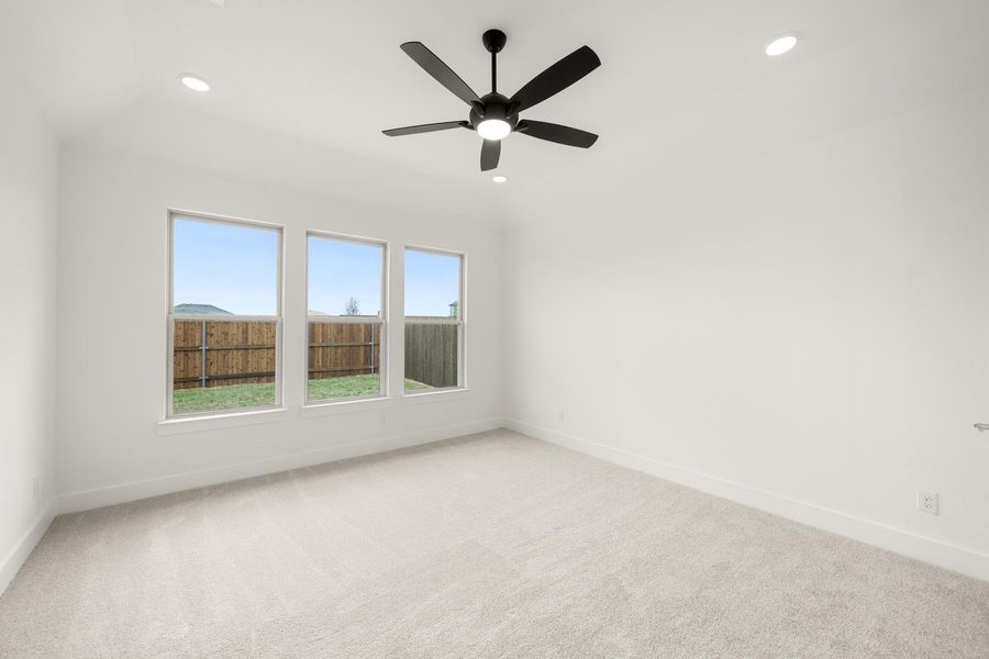 Spacious, unfurnished interior of a new home in The Meadows, Denton (Image 24). Spacious, unfurnished interior of a new home in The Meadows, Denton (Image 24).