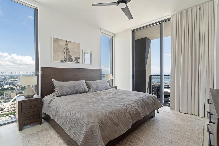 Furnished interior view inside a new home in , Miami (Image 18).