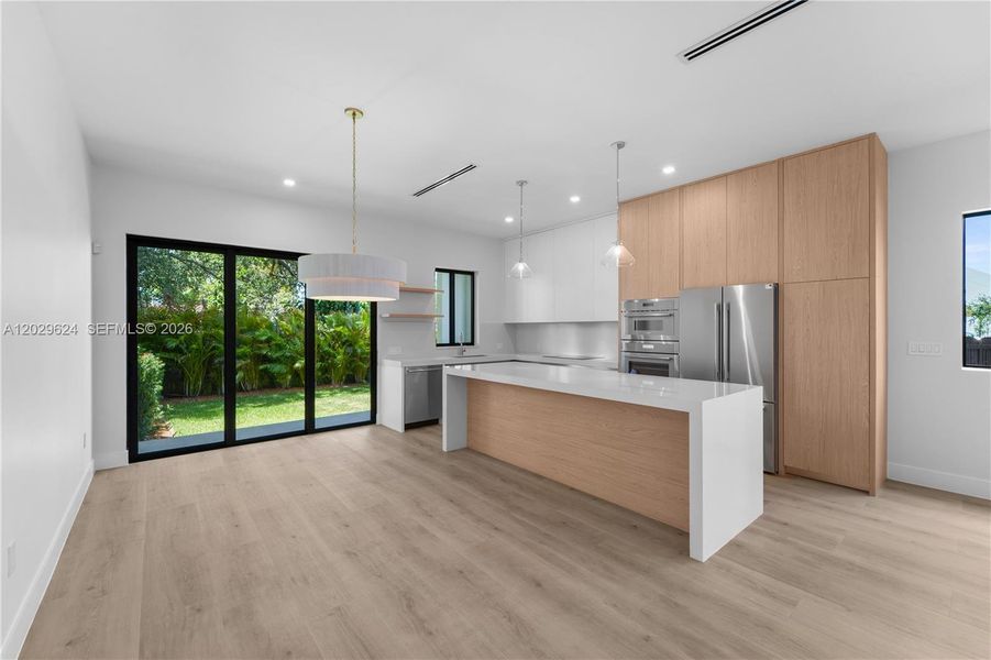 Furnished interior view inside a new home in , Miami (Image 8).