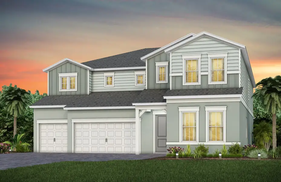 Representative exterior photo of a completed home built from the Roseland by Pulte Homes in Stonehill, Howey-in-the-Hills, FL (Image 22).