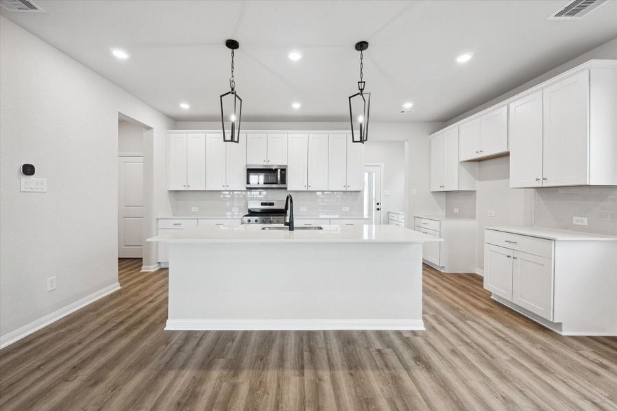 Furnished interior view inside a new home in Elyson, Katy (Image 10).