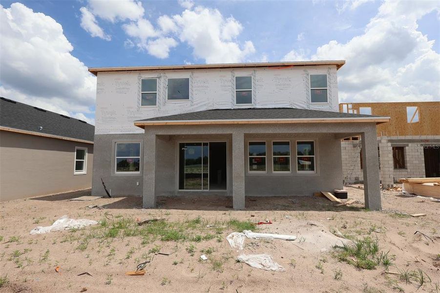 In-progress construction of a new home in Center Lake on the Park, St. Cloud, FL (Image 16). In-progress construction of a new home in Center Lake on the Park, St. Cloud, FL (Image 16).
