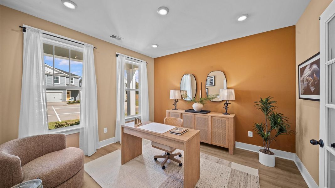 Representative furnished interior of a home built from the Drayton by DRB Homes in Foxbank, Gray Court (Image 10).