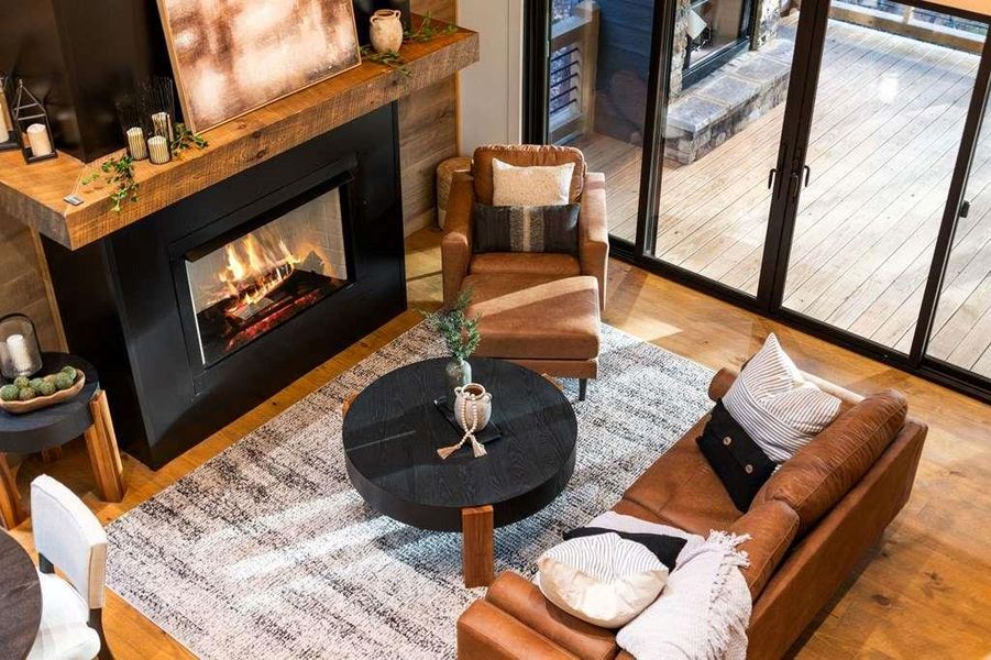 Furnished interior view inside a new home in , Blue Ridge (Image 36).