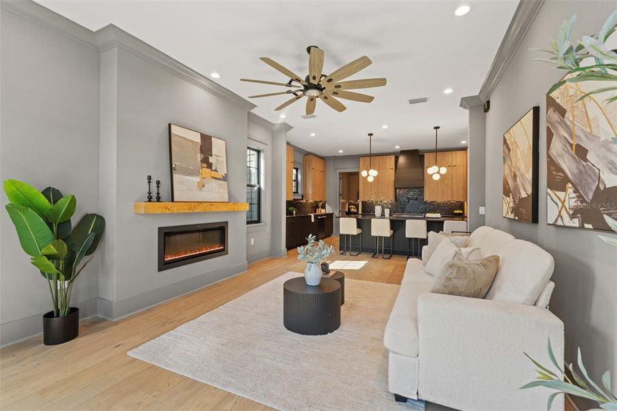 Furnished interior view inside a new home in , Tampa (Image 45).