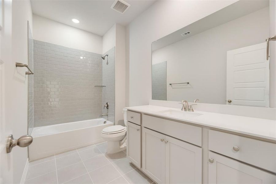 Furnished interior view inside a new home in Valencia On The Lake, Little Elm (Image 4).