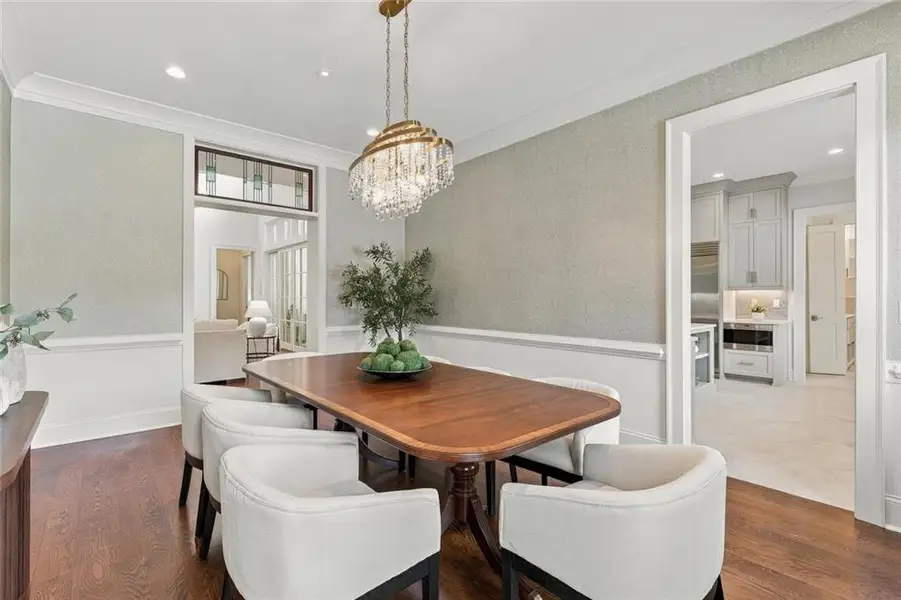 Furnished interior view inside a new home in , Sandy Springs (Image 53).