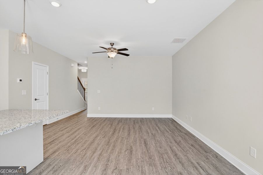 Spacious, unfurnished interior of a new home in Morning Creek Forest, Atlanta (Image 16). Spacious, unfurnished interior of a new home in Morning Creek Forest, Atlanta (Image 16).