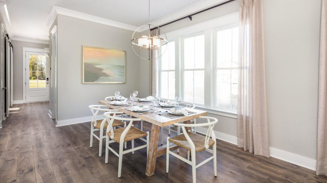 Furnished interior view inside a new home in Heron's Walk at Summers Corner, Summerville (Image 6).