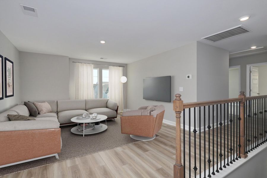 Furnished interior view inside a new home in Fieldstone, Lexington (Image 9).
