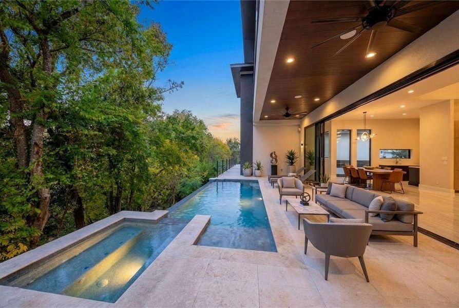 An exquisite representation of the builder’s craftsmanship, this previously completed residence showcases comparable finishes and design quality. Thoughtfully curated for seamless indoor–outdoor living, the home highlights refined modern elements, crisp stucco architecture, and clean, sophisticated lines that embody timeless elegance.