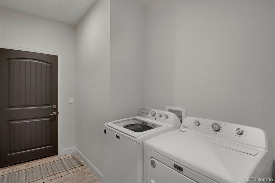 Bedroom #3 with light carpet