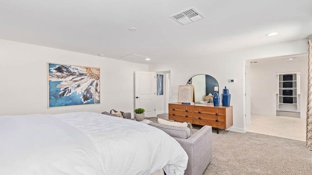 Representative furnished interior of a home built from the 45RM5 by Taylor Morrison in Rancho Mercado, Surprise (Image 19).