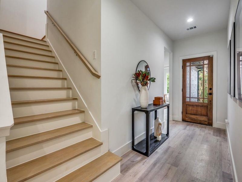 Furnished interior view inside a new home in , Dallas (Image 16).